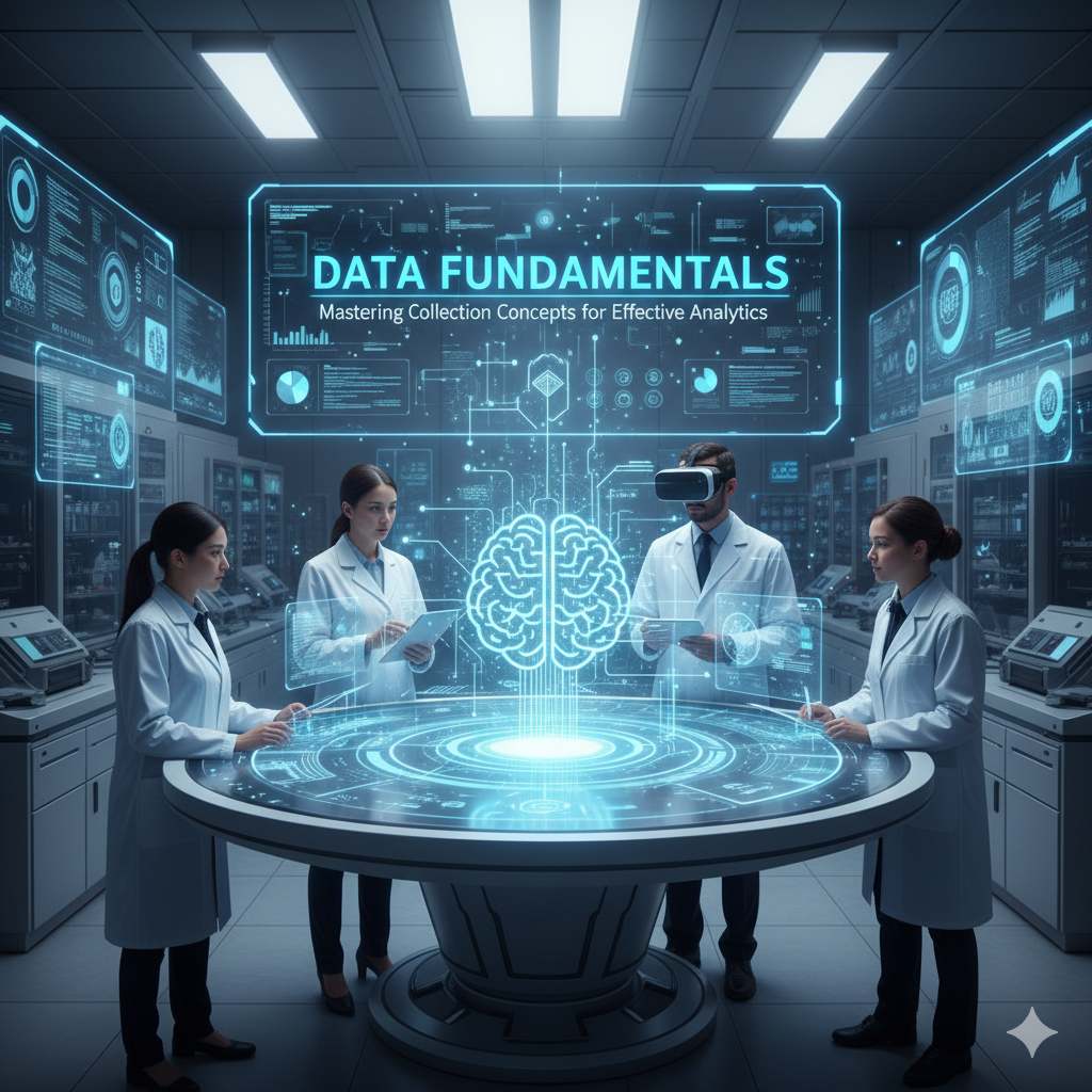 Professional data analyst collecting and analyzing data for effective analytics