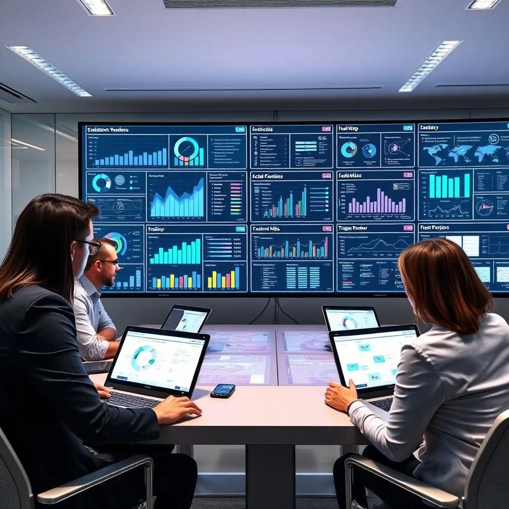 IT team analyzing vendor costs and platform spending for cost management
