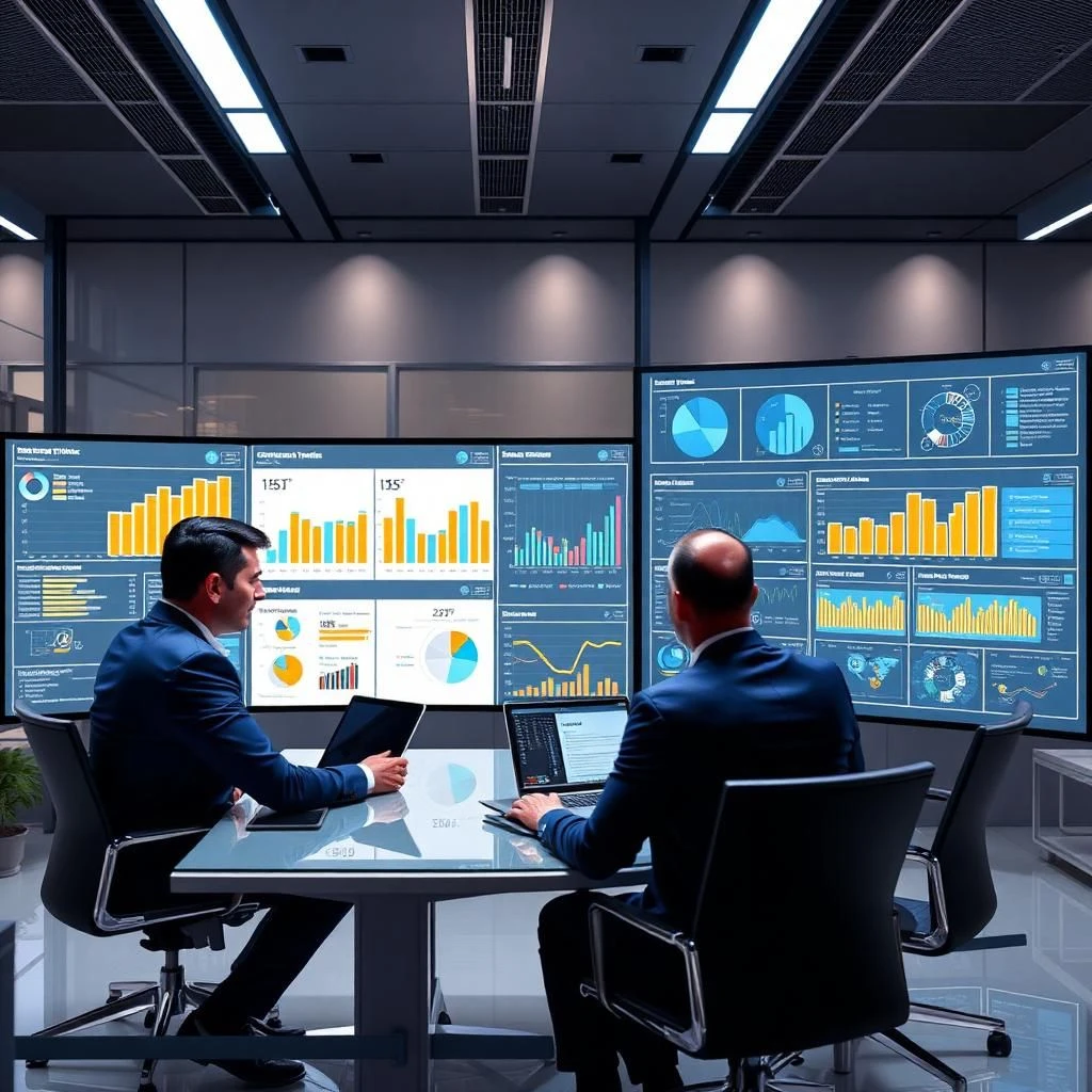 Business team using platform selection framework to evaluate technology vendors