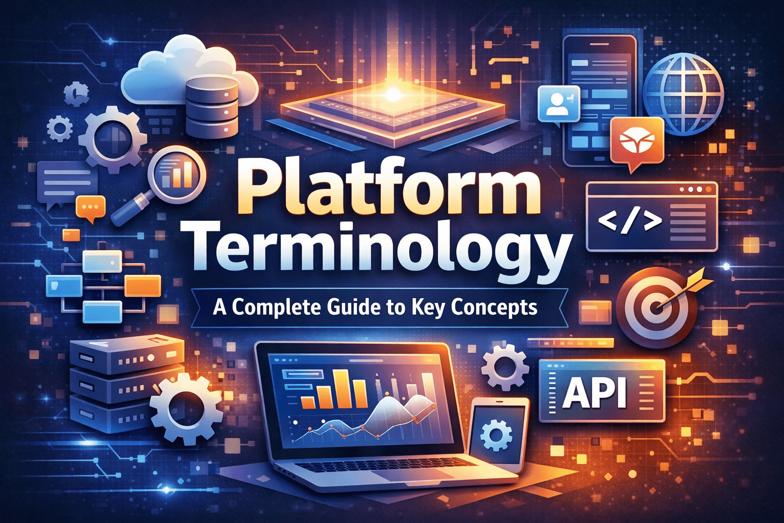 Platform terminology showing key platform concepts and IT definitions