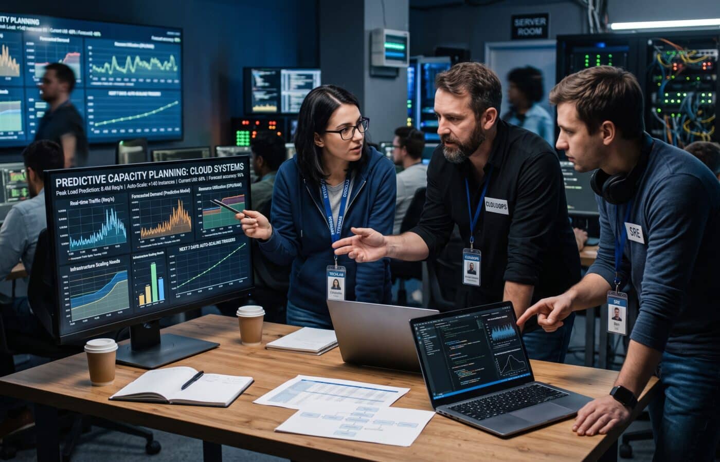Predictive Capacity Planning Models for High-Traffic Cloud Systems