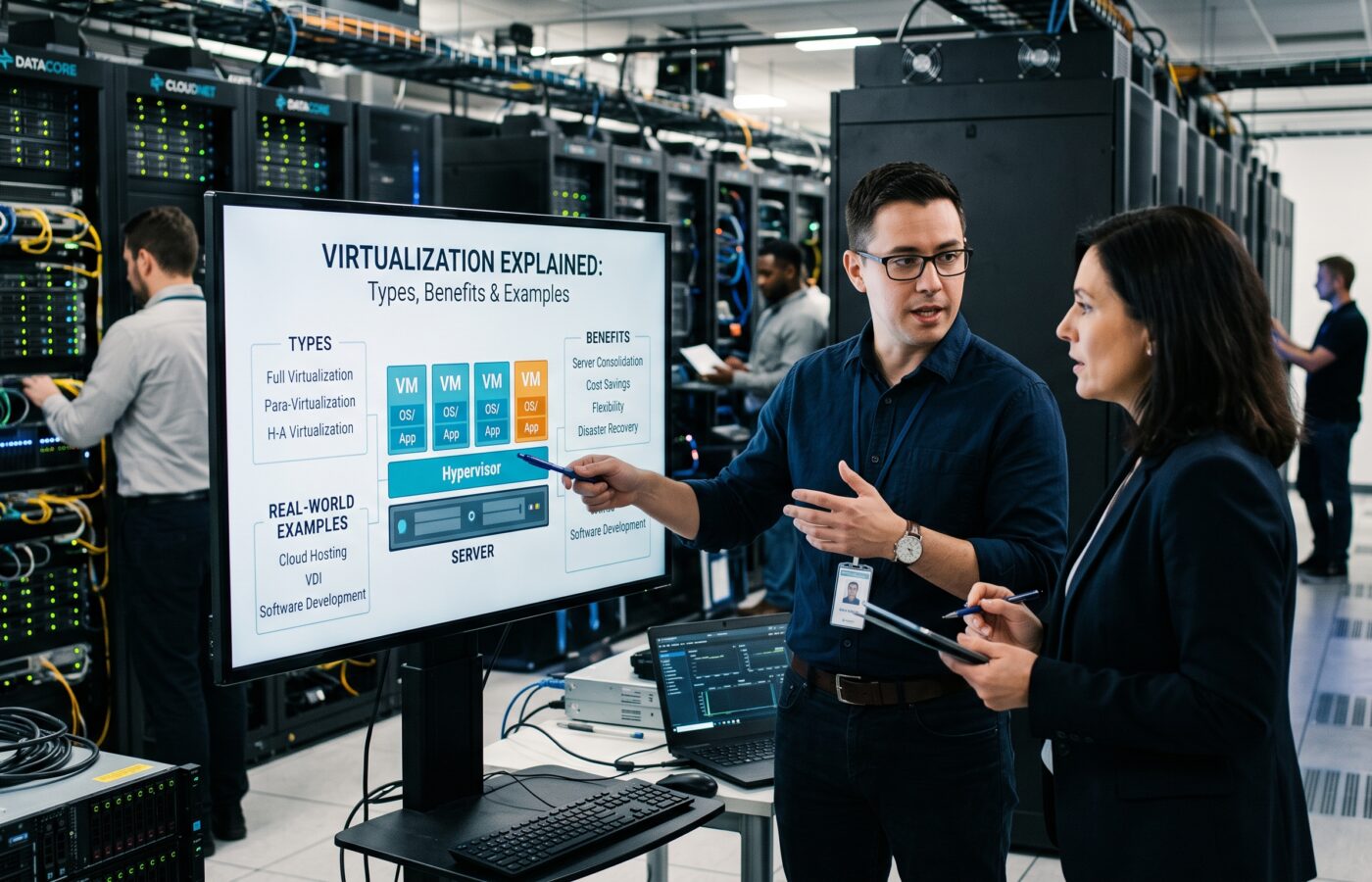 Virtualization Explained: Types, Benefits, and Real-World Examples